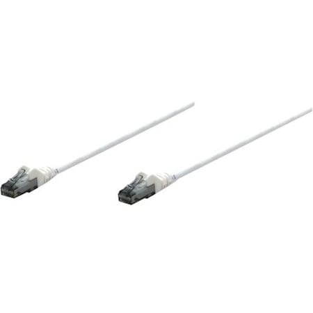 Intellinet Network Solutions Intellinet Patch Cable Cat6 White 0.5Ft Snagless Boot 347372